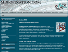 Tablet Screenshot of mdpofixation.com